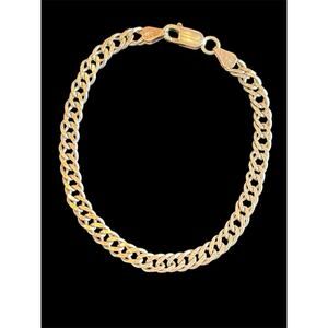 Sterling Silver 7.5” 5mm Wide Curb Bracelet 9.06g